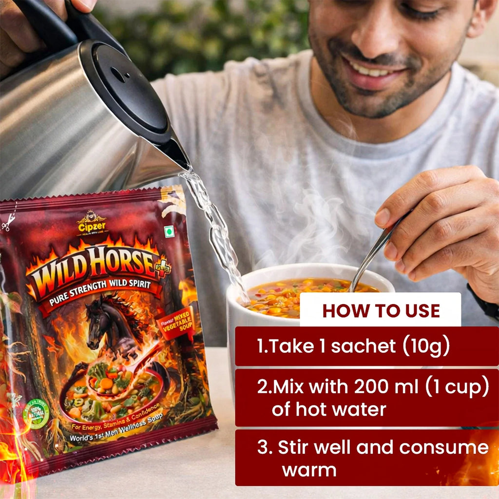 Cipzer Wild Horse Plus Mixed Vegetable Wellness Soup
