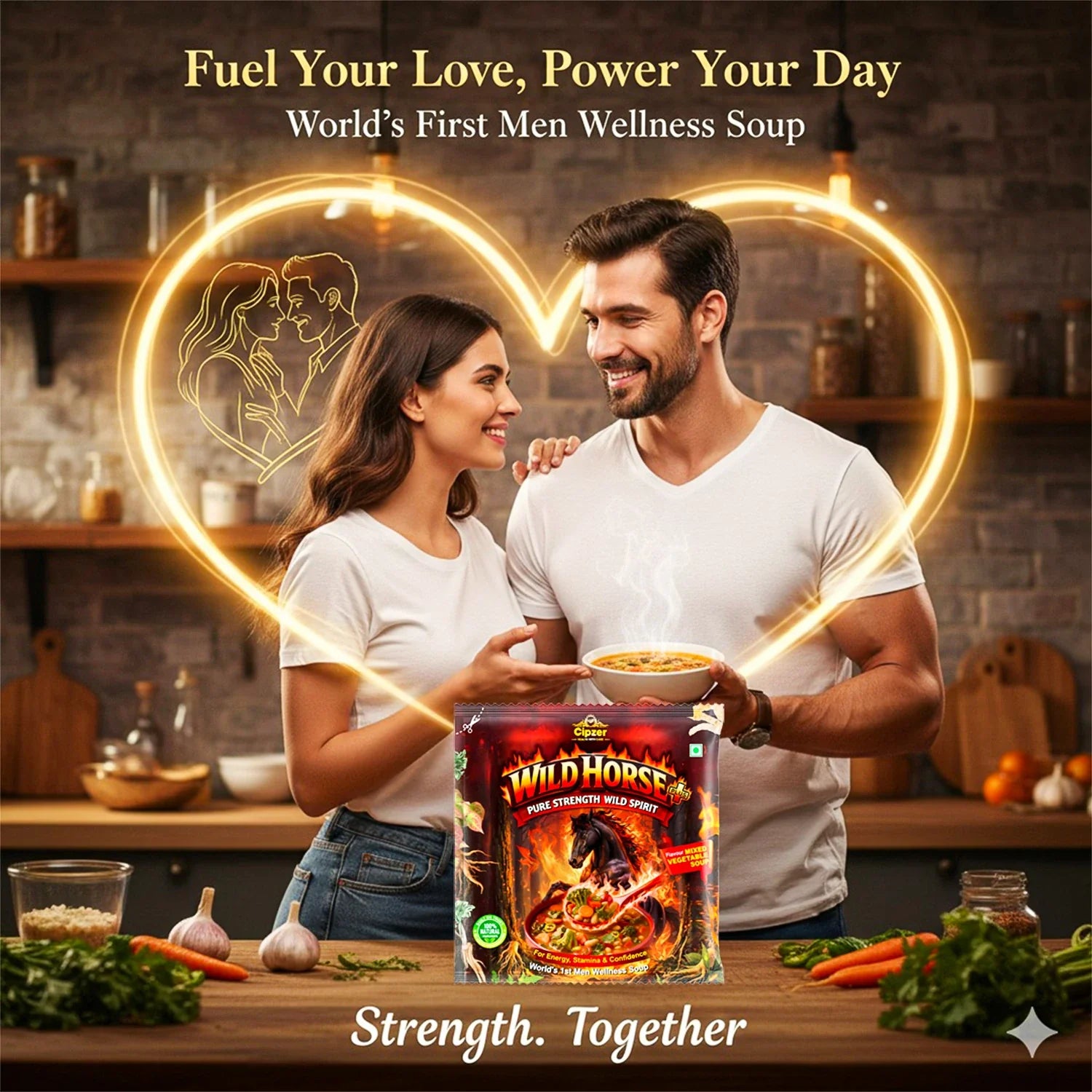 Cipzer Wild Horse Plus Mixed Vegetable Wellness Soup