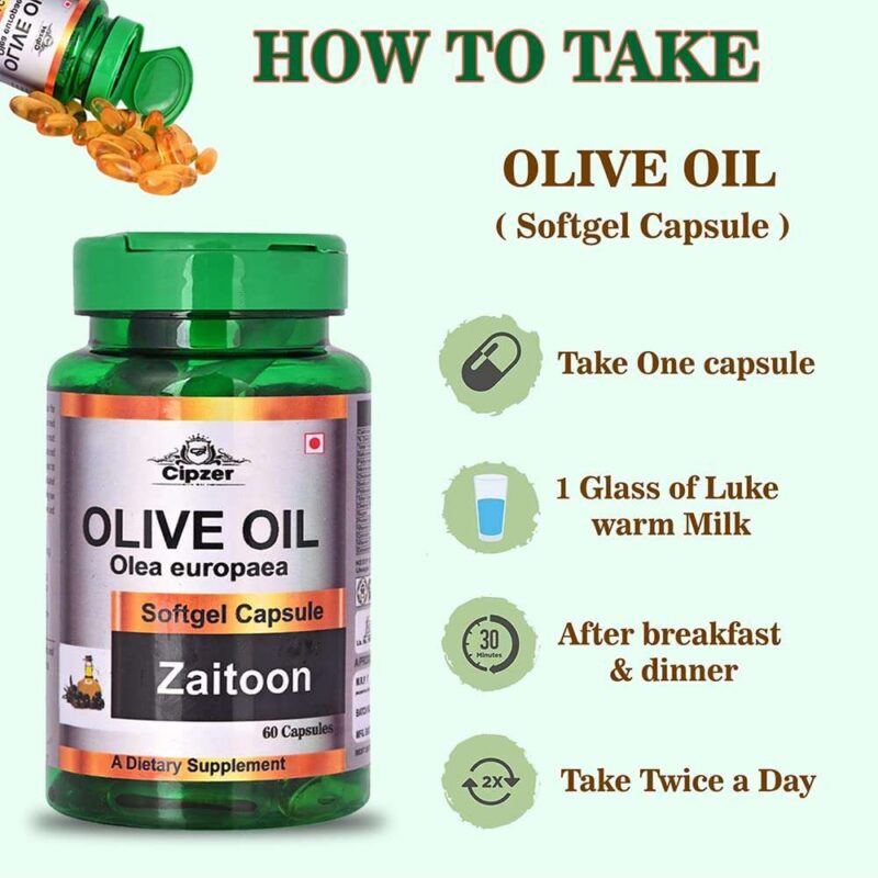Cipzer Olive Oil Softgel Capsule