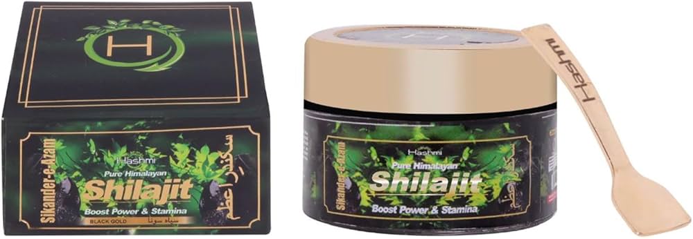 Hashmi Sikander E Azam Pure Himalayan Shilajit Resin, 10g