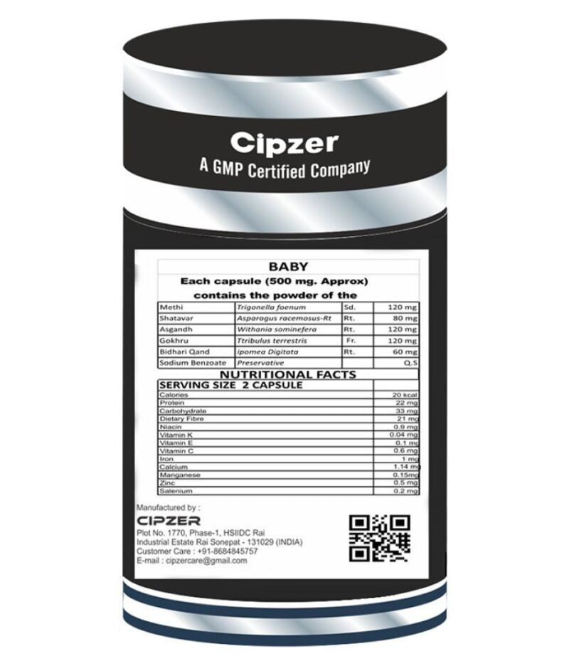 Cipzer Baby Capsule B1 Capsule 60 - Pack Of 1
