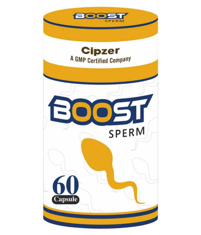 Cipzer Boost Sperm 60 Capsule - Increase Sperm Count CBSP Capsule 60