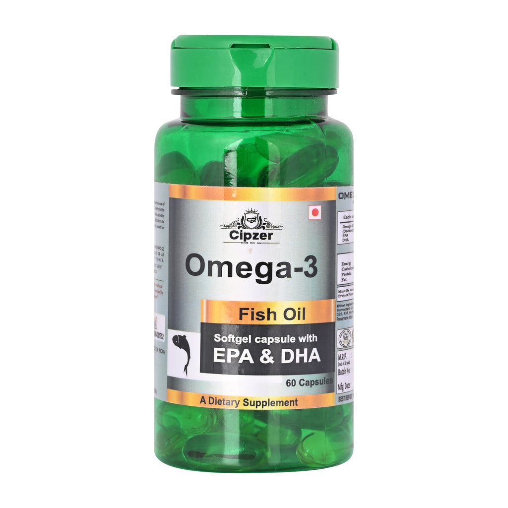Cipzer Omega 3 Fish Oil Softgel