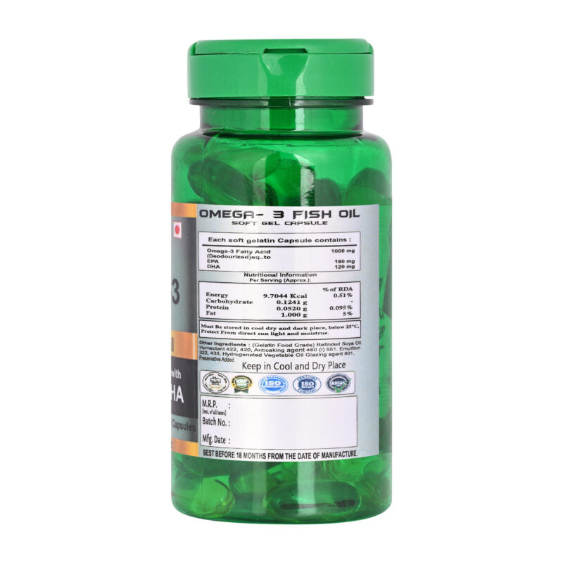 Cipzer Omega 3 Fish Oil Softgel
