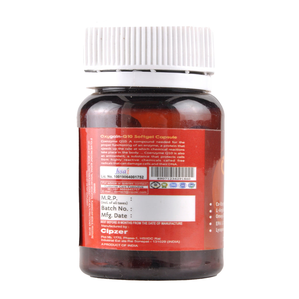 Cipzer Oxygain Q 10 Softgel Capsule