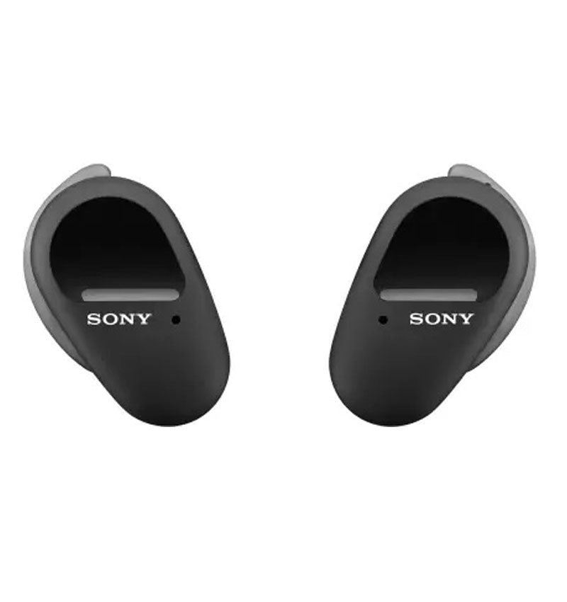 Sony WF-SP800N With 26 Hours Battery Life Active noise cancellation enabled Bluetooth Headset  (Black, True Wireless)