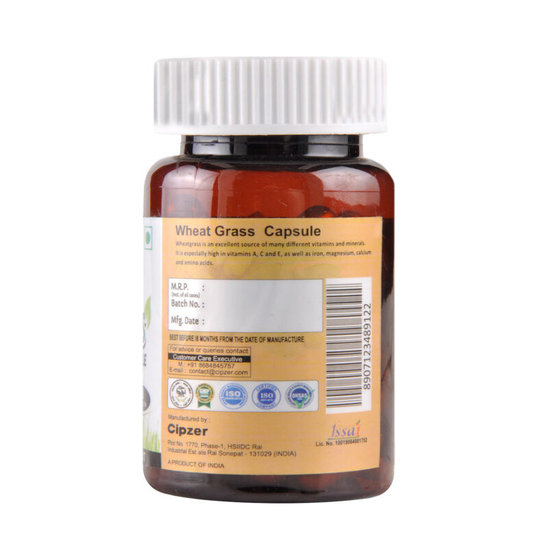 Cipzer Wheat Grass Capsule
