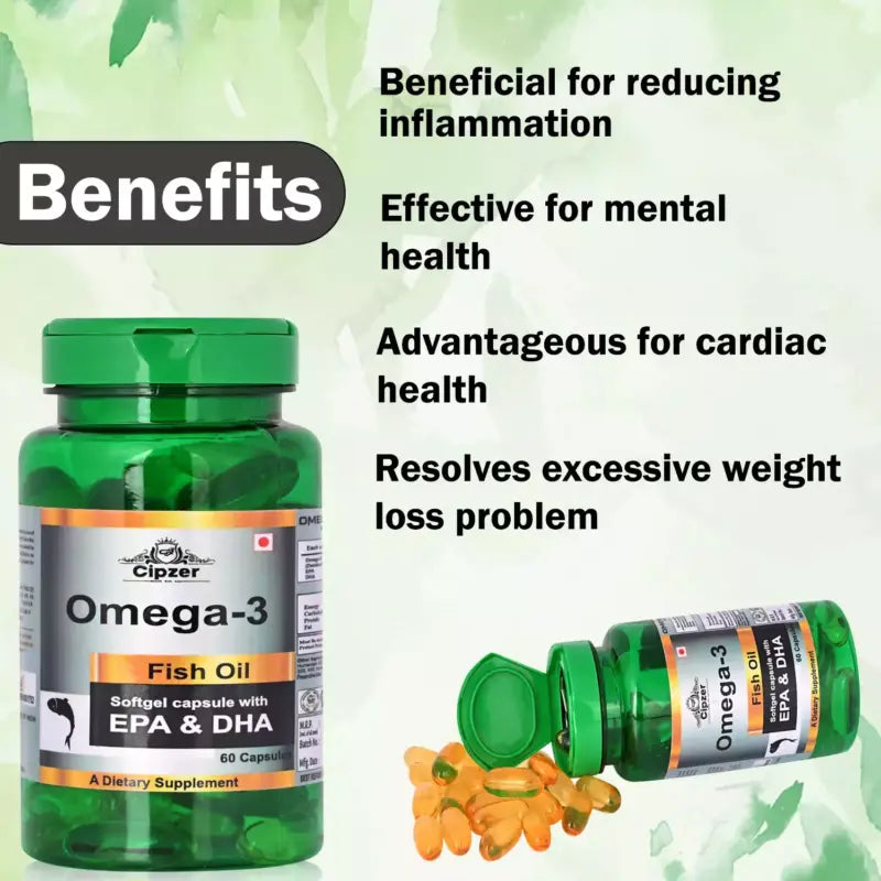 Cipzer Omega 3 Fish Oil Softgel