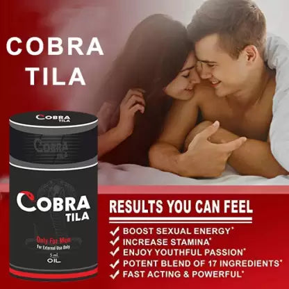 Cobra Tila  Penile Enlargement CT1 Oil 5 ml Pack Of 1