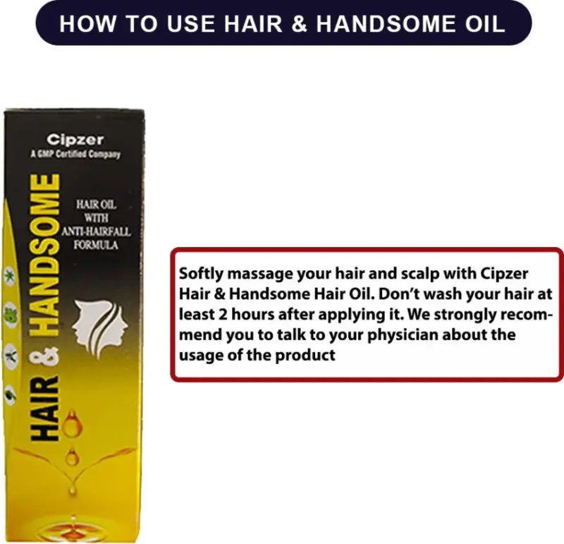 Cipzer Hair & Handsome Oil