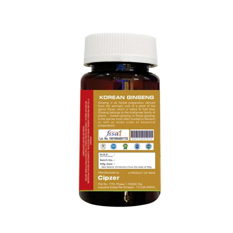Cipzer Korean Ginseng Capsule