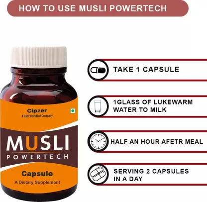 Cipzer Musli Powertech Capsule