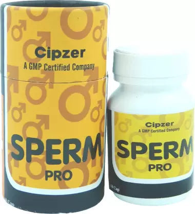 CIPZER Sparm Pro 60 Capsule - Increase Sperm Count - 60 Capsules
