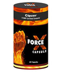 Cipzer Force X Capsule for Strength and Stamina - Vigor & Vitality For Men , 60 Veg Capsules (Pack of 1)